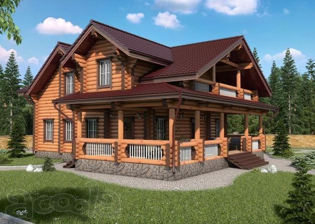 Строительство деревянных домов, бань из бревна и бруса.