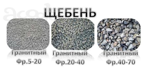 Песок, щебень, грунт с доставкой.