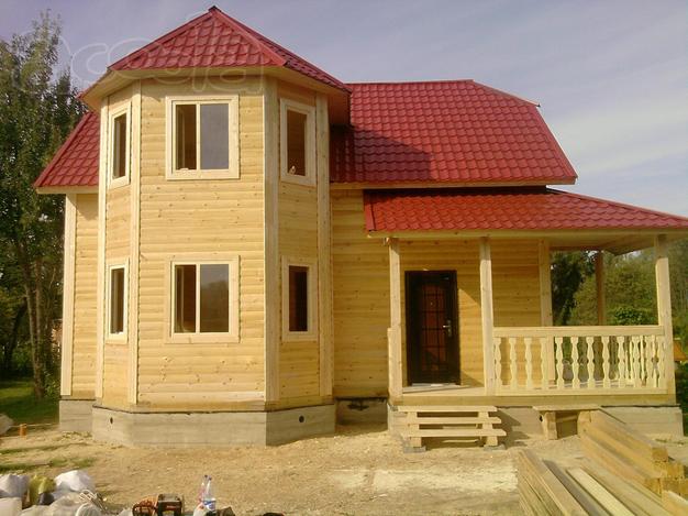 Строительство домов и бань.