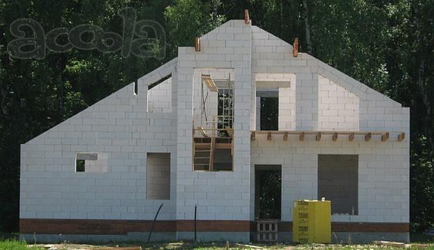 Строительство домов, гаражей из ГБ (газобетона)