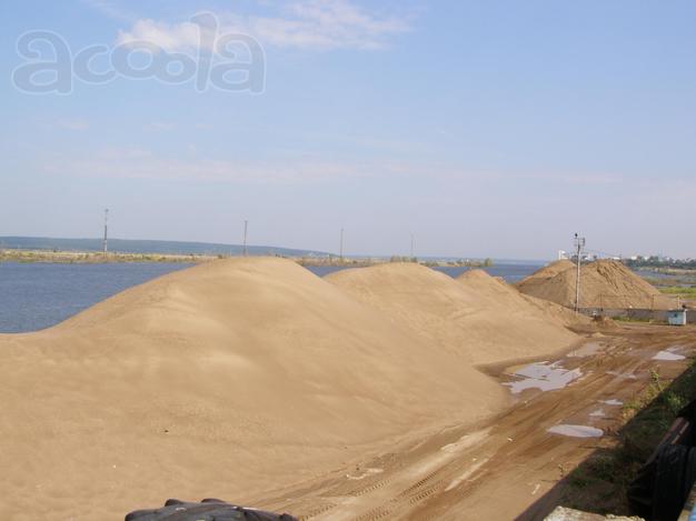 Песок карьерный с доставкой