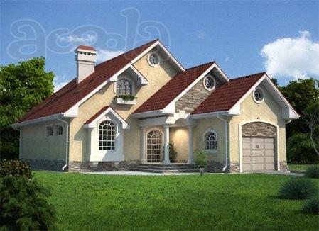 Кирпичный дом 12 х 18,5. Площадью: 221,4 м2