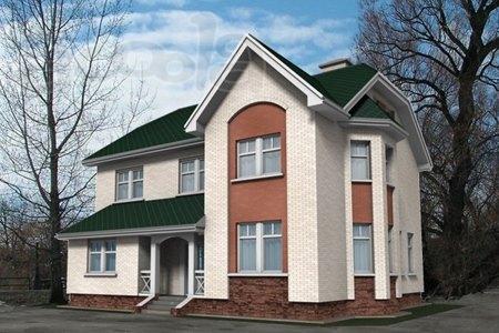 Построим Дом из красного кирпича 13 х 13. Площадью: 168,8 м2