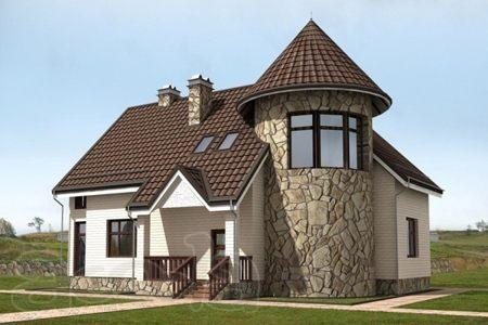 Построим дом из кирпича 13 х 15. Площадью:178,87м2