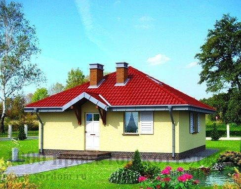 Построим кирпичный дом 8 х 8 м.