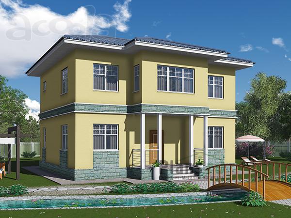 Проект каркасного дома более 150 кв.м.