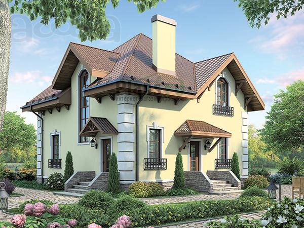 Проект каркасного дома до 140 м2.