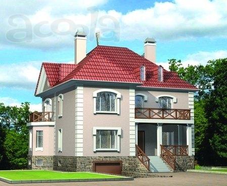 Солидный коттедж с сауной и бассейном.