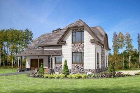 Строительство Кирпичного дома 14 х 15. Площадью: 229,7 м2
