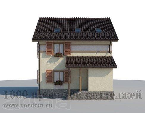 Трёхэтажный дом из кирпича 8 на 9 м.