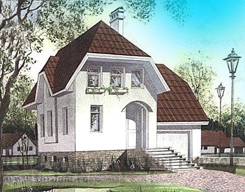 Трёхэтажный кирпичный дом на 218 кв. м с гаражом.