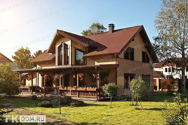 Возведём Каркасный дом 11 x 11 и площадью 200 кв.м.