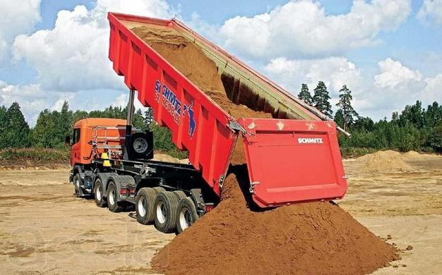 Доставка песка собственным транспортом