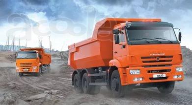 Доставка грунта самосвалами 20куб.