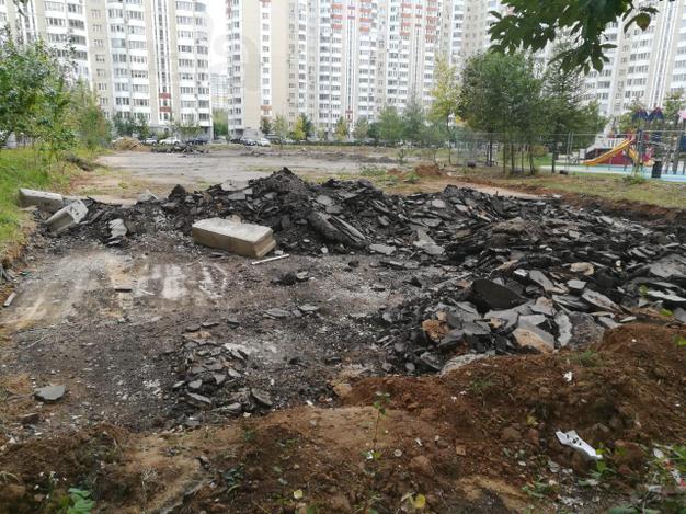 Требуется вывезти асфальтный скол