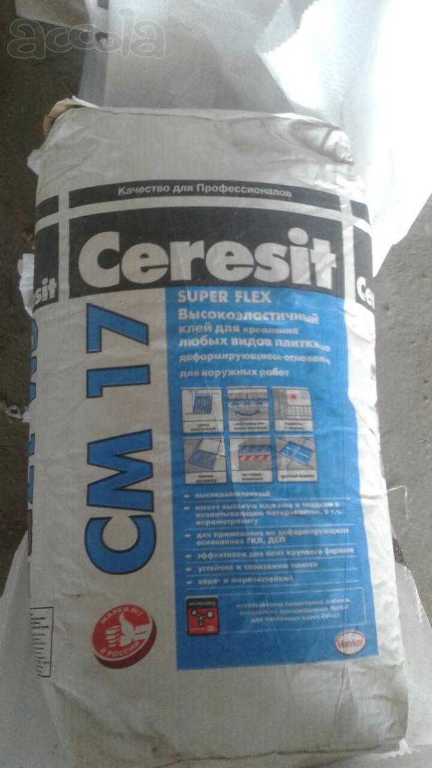 Плиточный клей Ceresit CM 17 Super Flex