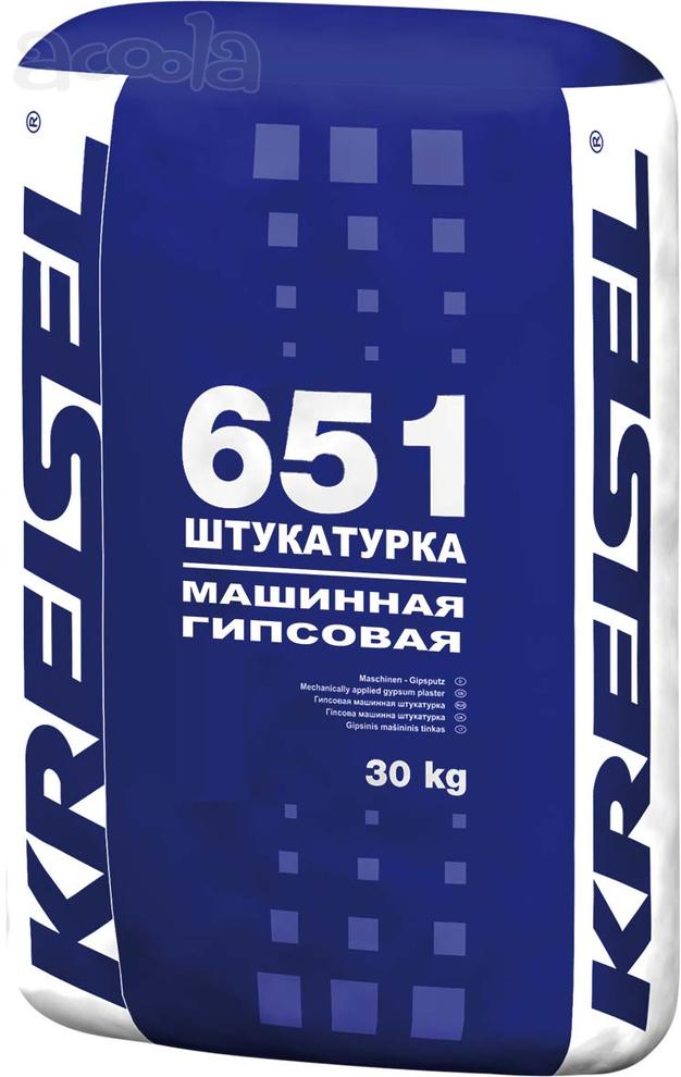 Лёгкая гипсовая машинная штукатурка Крайзель 651 с дополнительными теплоизолирующими свойствами.