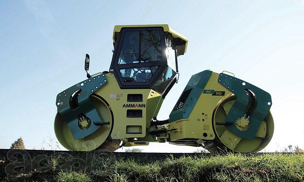 Аренда дорожного катка ammann av 110 x