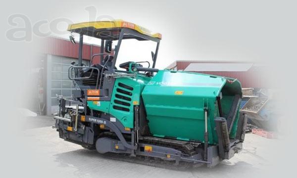 Аренда асфальтоукладчика vogele super 1300-3