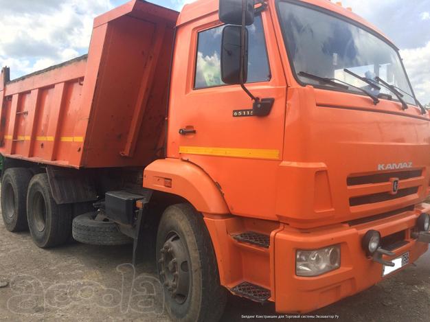 Аренда карьерного самосвала камаз 65115