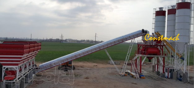 Constmach 160 м3 / ч - Стационарный бетонный завод - 2 ЛЕТ ГАРАНТИЯ