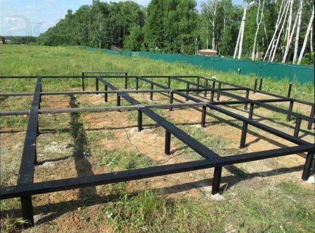 Монтаж фундамента