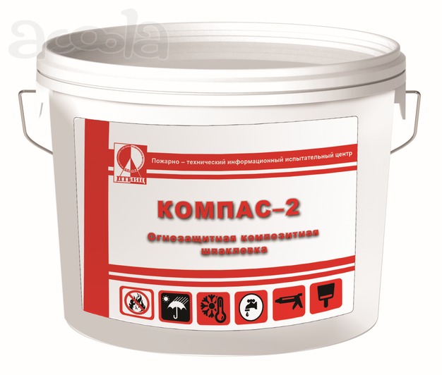 Огнезащитная композитная шпаклевка КОМПАС-2