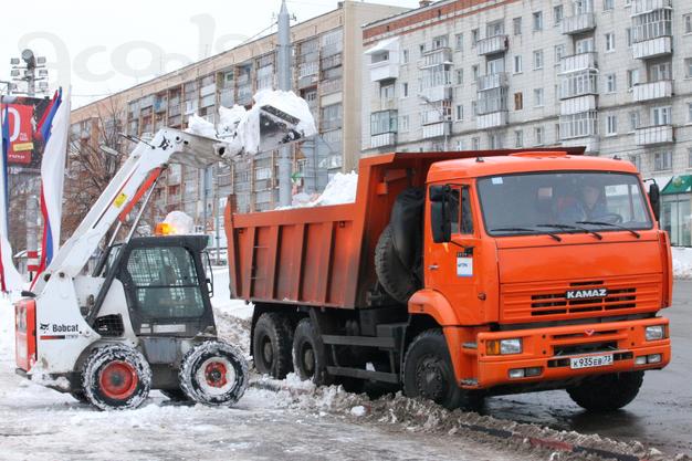 Погрузка и вывоз снега