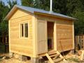 Проект бани из бруса 3x4.