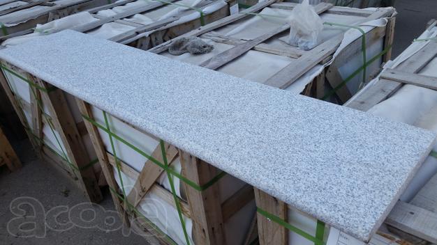 Гранитная ступень 1500*320*30 G603 Роял Вайт, термообработанная