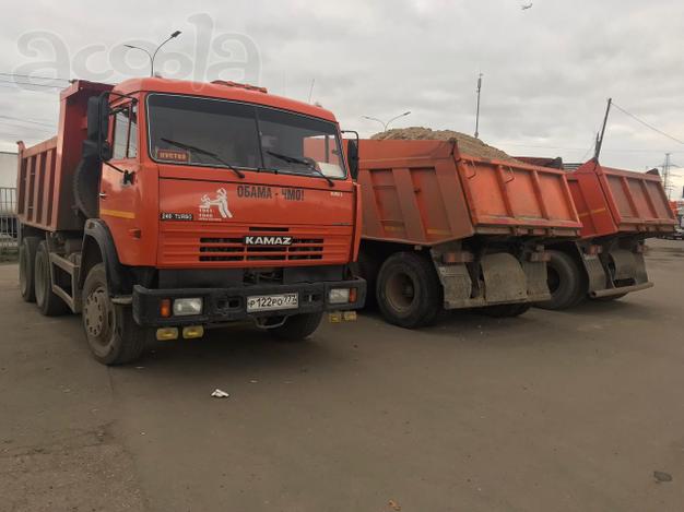 Услуги самосвалов по доставке сыпучих материалов