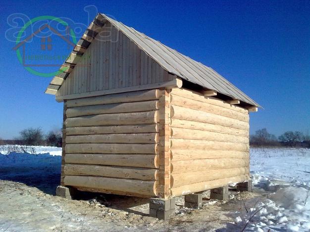 Срубы бань и домов из бревна