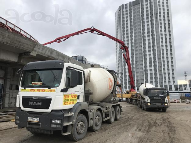 Бетон раствор мс доставкой по Москве и Московской обл