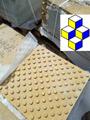 500х500х100 тактильная плитка КОНУС линейный и шахматный