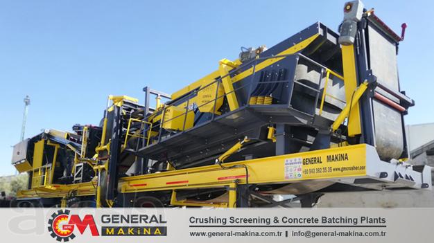Мобильная камнедробильная установка General Makina 02