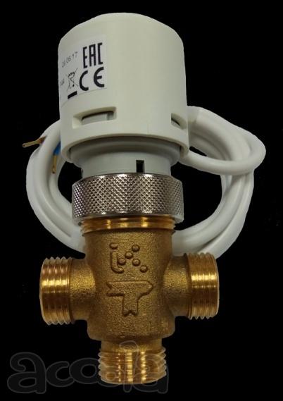 RCVA 3/4 2.5 Shuft 230 Kvs 2.5 PN 16 230В ip44 клапан трёх-ходовой с приводом