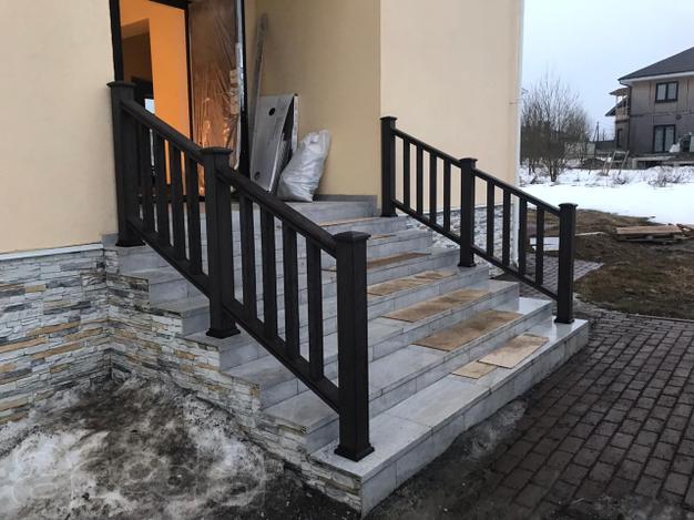 Продажа ограждений из ДПК перила, балясины, столбы