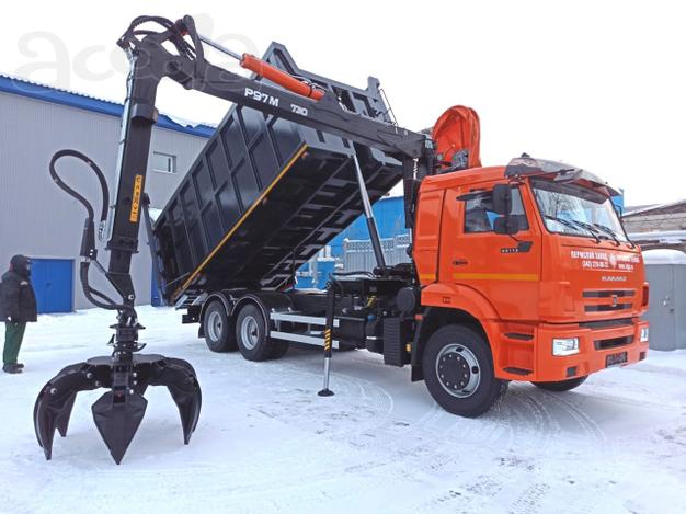 Вывоз мусора ломовозом 32 м3