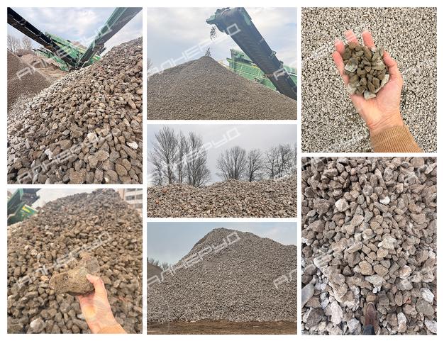 Вторичный щебень все фракции с доставкой