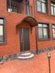 Козырёк над крыльцом кованый арочный под поликарбонатом № 9