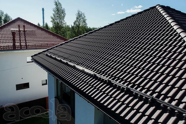 Натуральная черепица Kriastak (волновая и плоская)